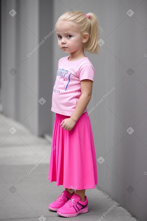 Norwegian infant girl with  blonde hair