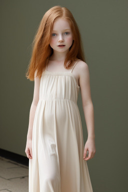 Child girl with  ginger hair