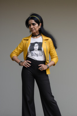 Sri lankan 45 years non-binary with  black hair