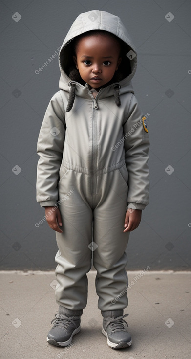 Ethiopian infant girl with  gray hair