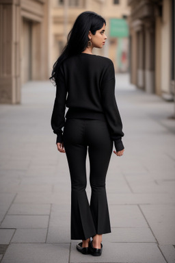 Yemeni adult female with  black hair