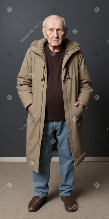 Belarusian elderly male with  brown hair