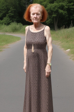 Swedish elderly female with  ginger hair