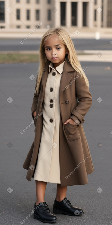 Child female with  blonde hair