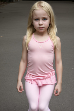 Russian child female with  blonde hair