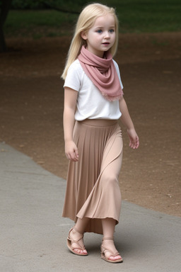 Child female with  blonde hair