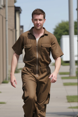 Irish adult male with  brown hair