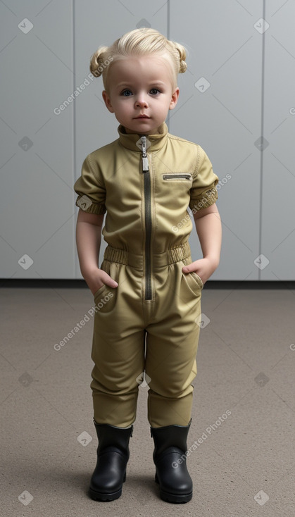 Lithuanian infant boy with  blonde hair