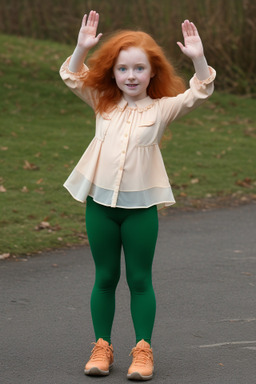 Irish child female with  ginger hair