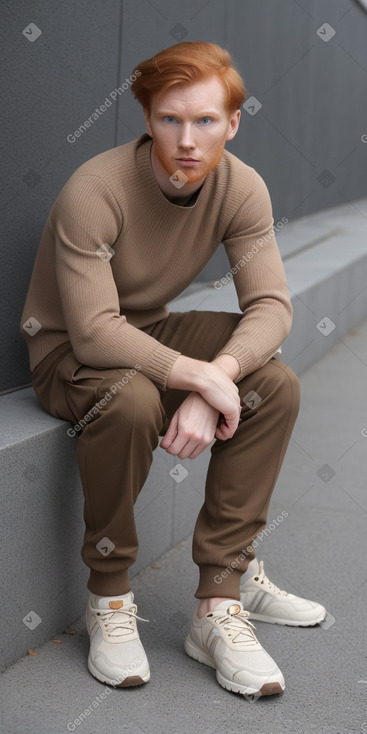 Slovenian adult male with  ginger hair