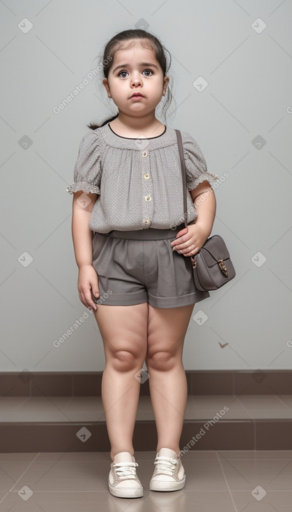 Portuguese infant girl with  gray hair