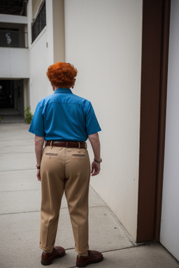 Colombian elderly non-binary with  ginger hair