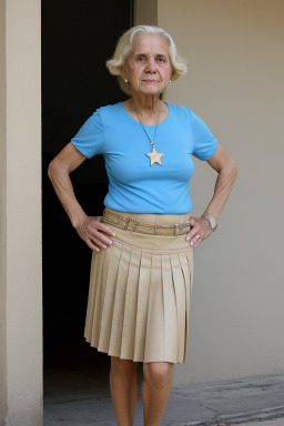 Cuban elderly female with  blonde hair