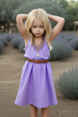 South african child female with  blonde hair