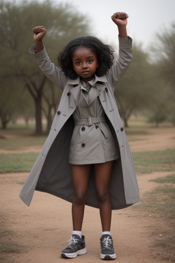 Sudanese child girl with  gray hair