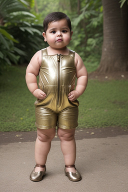 Guatemalan infant boy with  brown hair