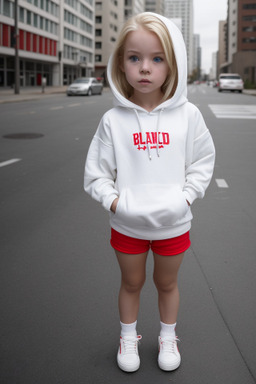 Child female with  blonde hair