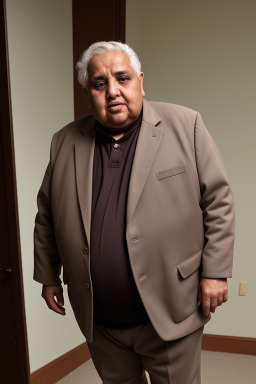 Yemeni elderly male with  brown hair