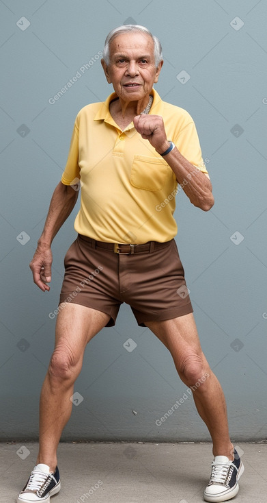 Brazilian elderly male with  brown hair