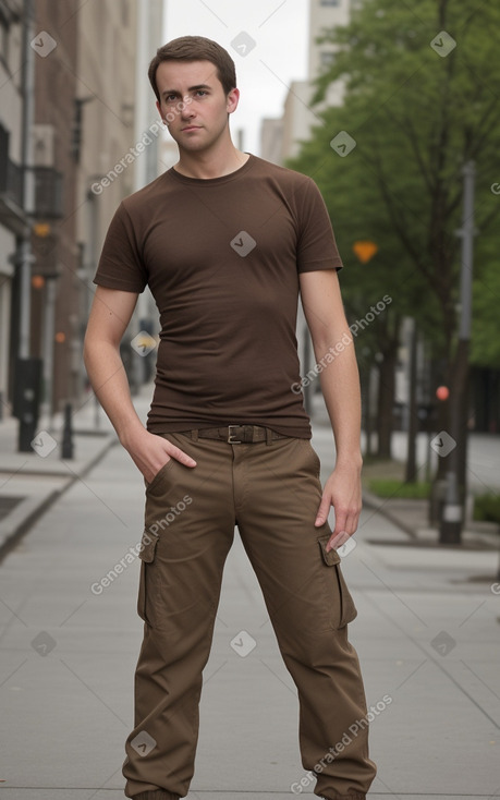 Irish adult male with  brown hair