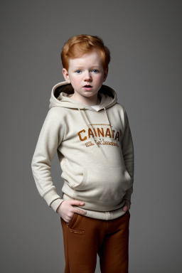 Canadian infant boy with  ginger hair