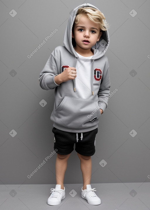 Jordanian infant boy with  blonde hair