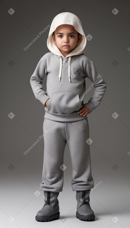 Emirati infant boy with  gray hair