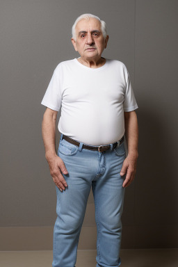 Armenian elderly male with  white hair