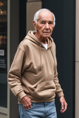 Elderly male with  brown hair