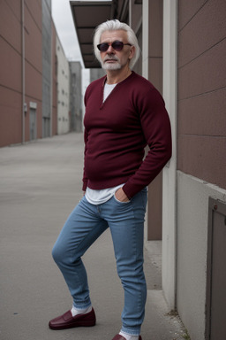 Lithuanian 45 years male with  white hair