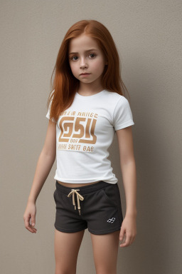 Child female with  ginger hair