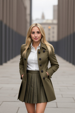 Adult female with  blonde hair