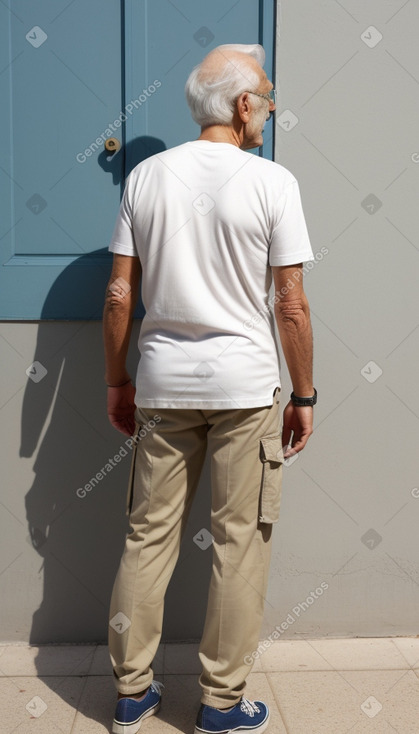 Iranian elderly male with  white hair