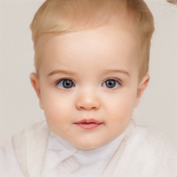 Neutral white child female with short  brown hair and brown eyes