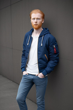 Swedish young adult male with  ginger hair