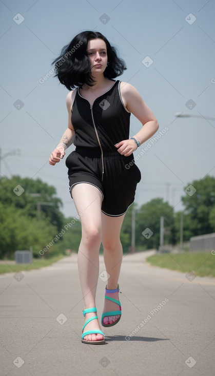 Polish adult non-binary with  black hair