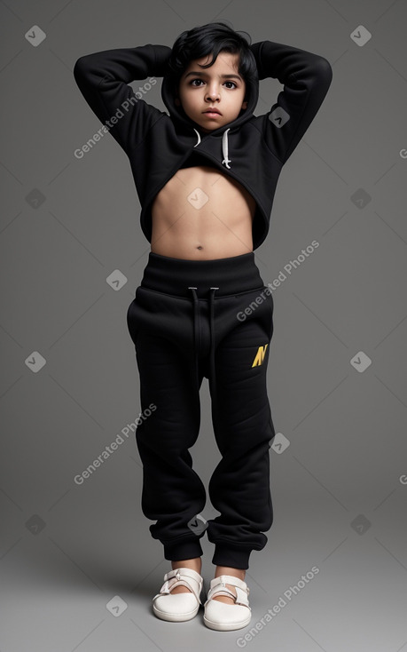 Venezuelan infant boy with  black hair