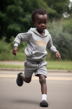 Togolese infant boy with  gray hair