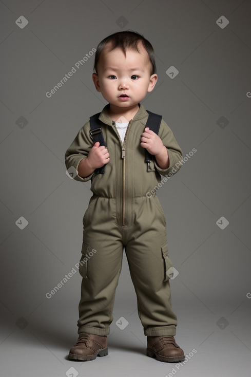 Mongolian infant boy 