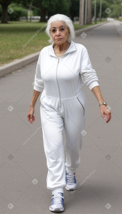 Cuban elderly female with  white hair