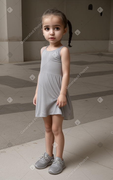 Algerian infant girl with  gray hair