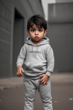 Nicaraguan infant boy with  gray hair