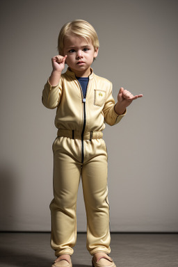 Portuguese infant boy with  blonde hair