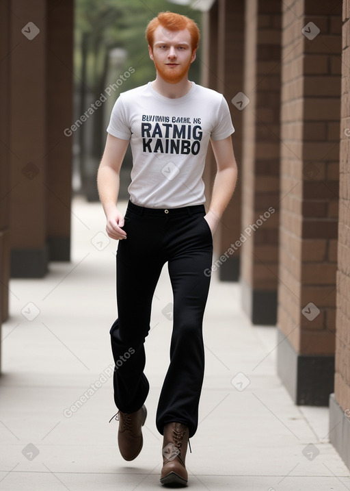 Georgian young adult male with  ginger hair