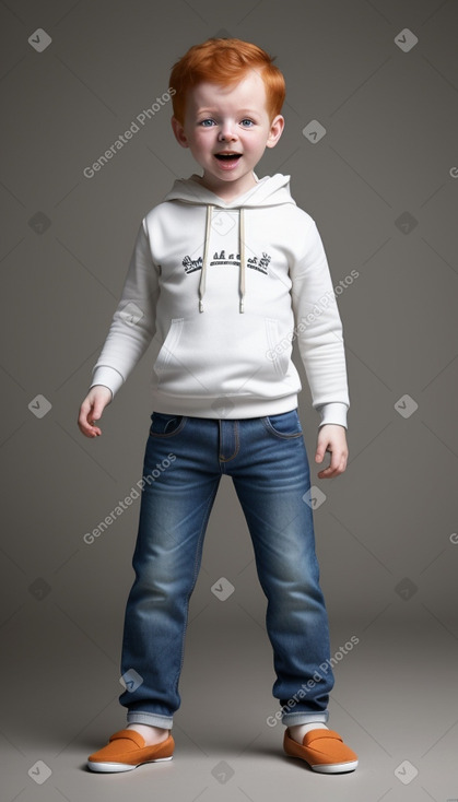 Ukrainian infant boy with  ginger hair