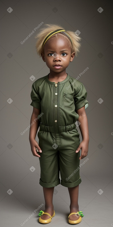 Nigerian child boy with  blonde hair