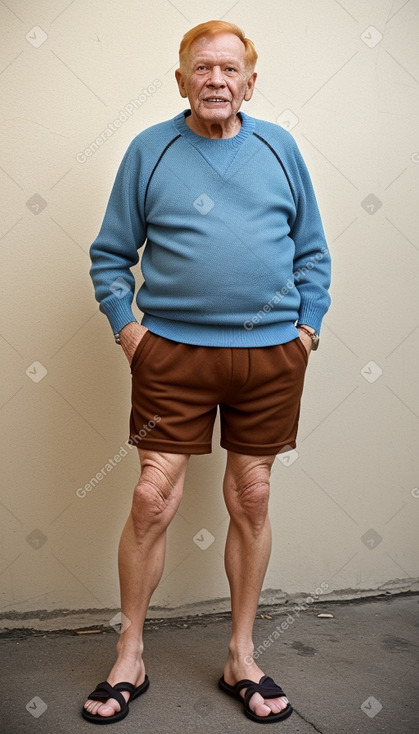 Honduran elderly male with  ginger hair