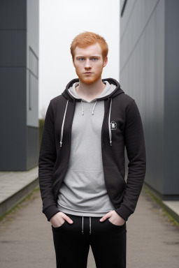 German young adult male with  ginger hair