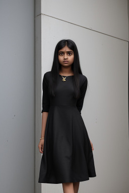 Bangladeshi teenager girl with  black hair