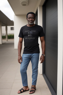 Nigerian 45 years male with  black hair